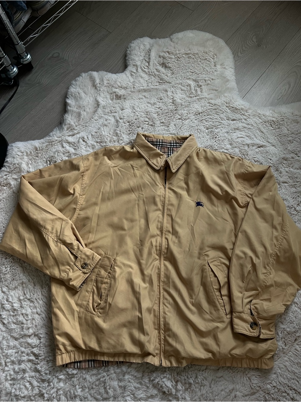 Vintage Burberry Tan Harrington Jacket